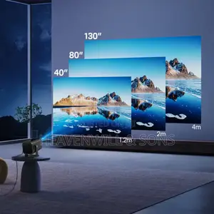 Outdoor Smart Android 13 Projector 300 Ansi Wi-Fi Bluetooth