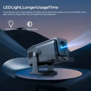 Outdoor Smart Android 13 Projector 300 Ansi Wi-Fi Bluetooth