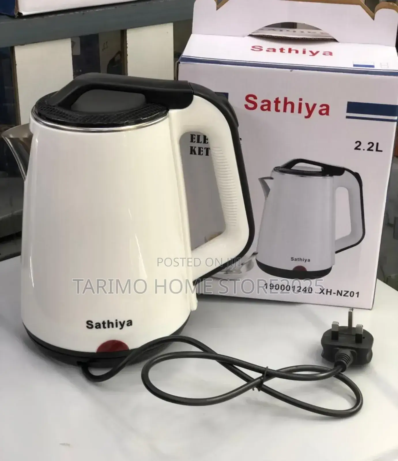Kettle 2.2lts Nyeupe Quality Sana