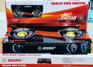 Rising Jiko La Gas Plate Mbili Ni La Kioo