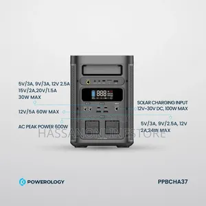 Powerology Portable Generator Integrated Hi-Fi Sound System