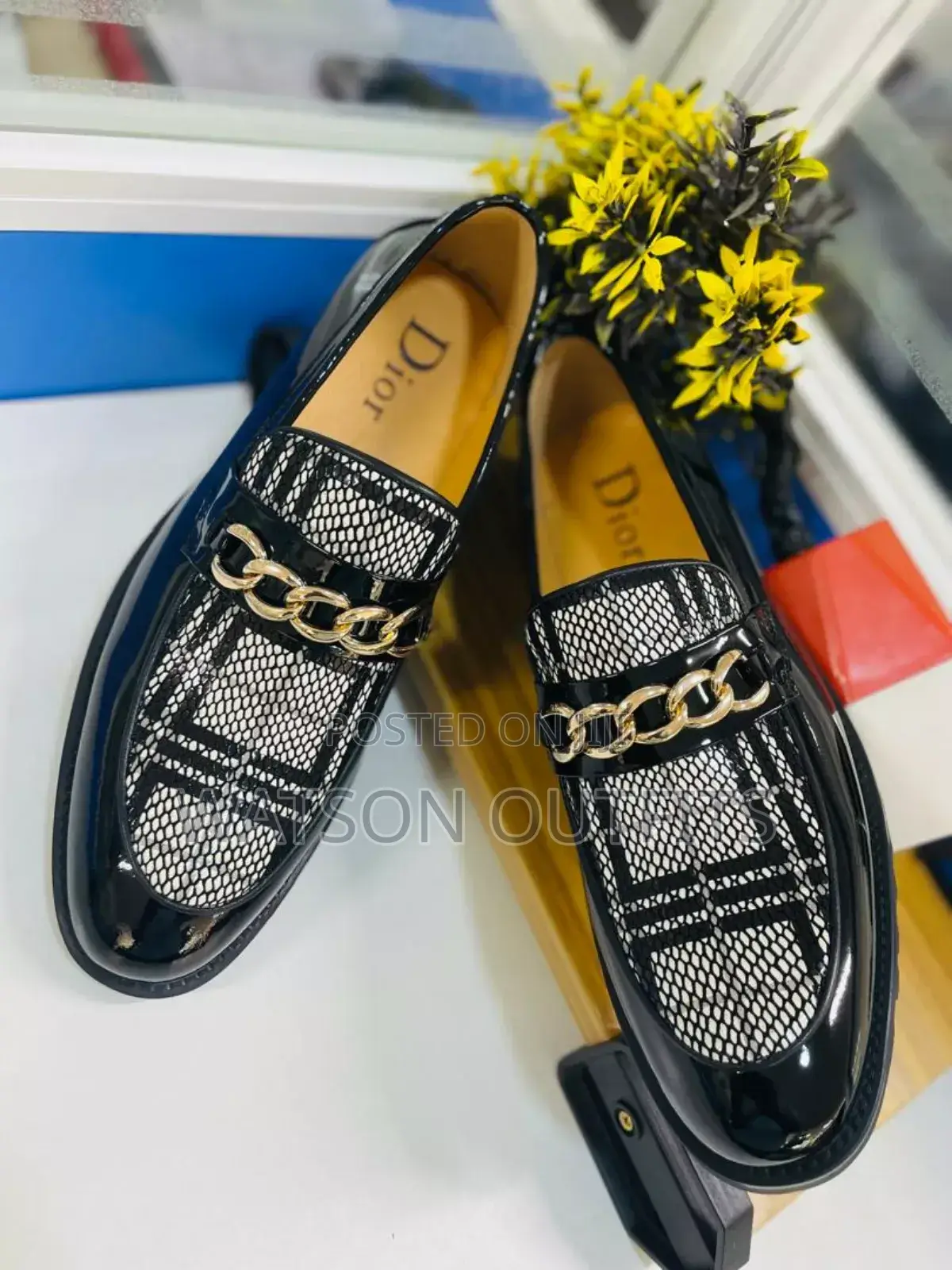 New Dior Men Footwears/Leather Shoes Originals