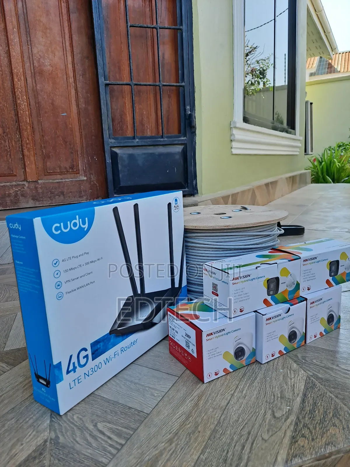 4 Complete Package CCTV Cameras
