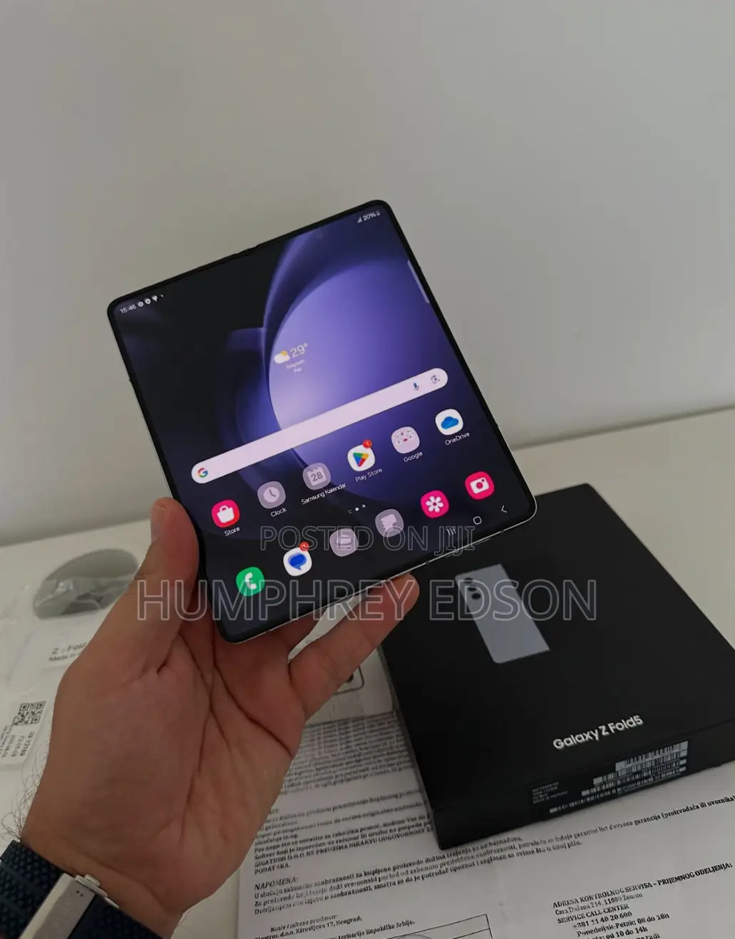 New Samsung Galaxy Z Fold 5 512 GB White