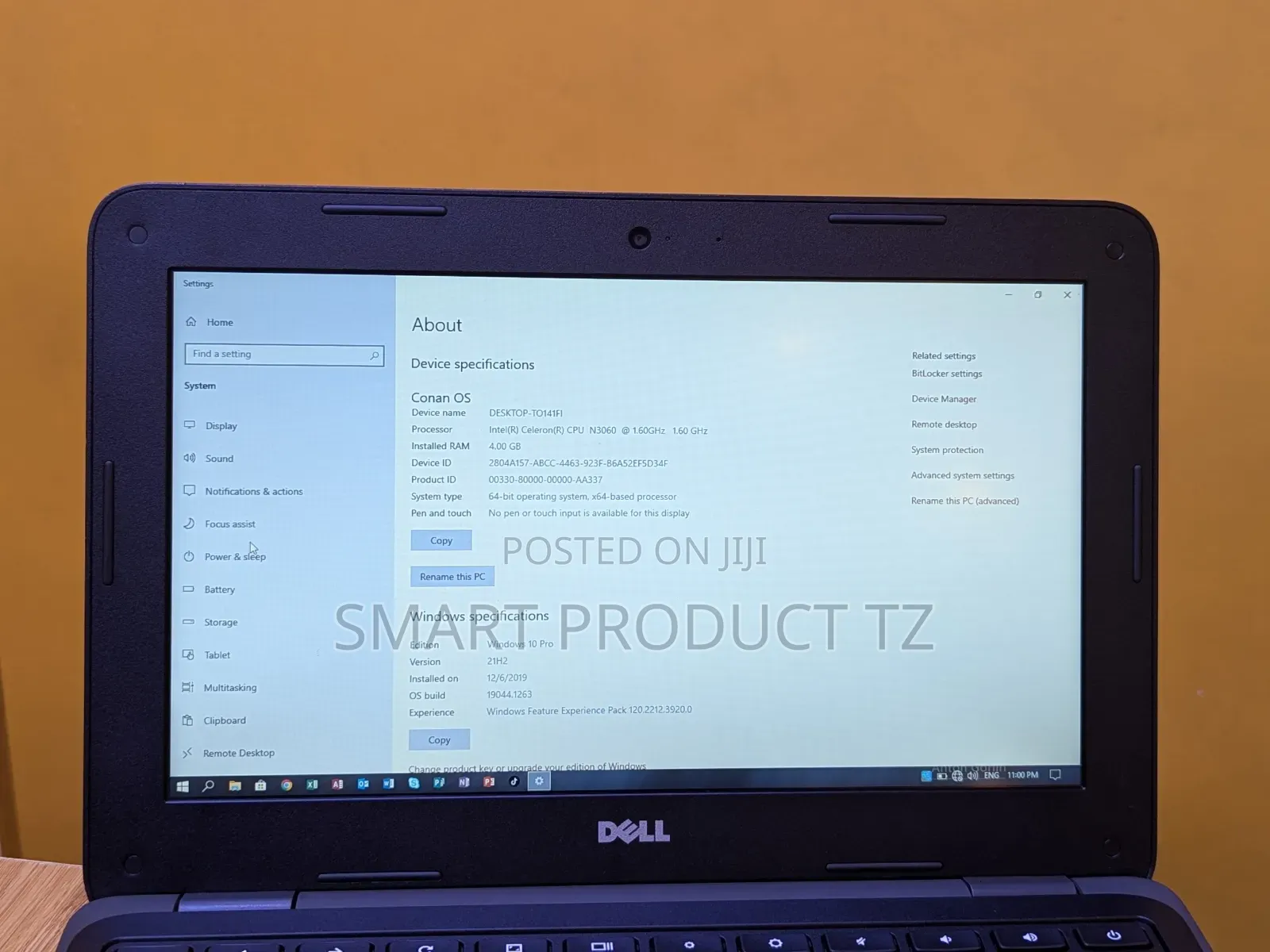 Laptop Dell Chromebook 3180 4GB Intel Celeron SSD 16 GB
