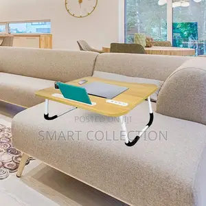 Foldable Laptop Table With USB Ports for Fan, Light Etc