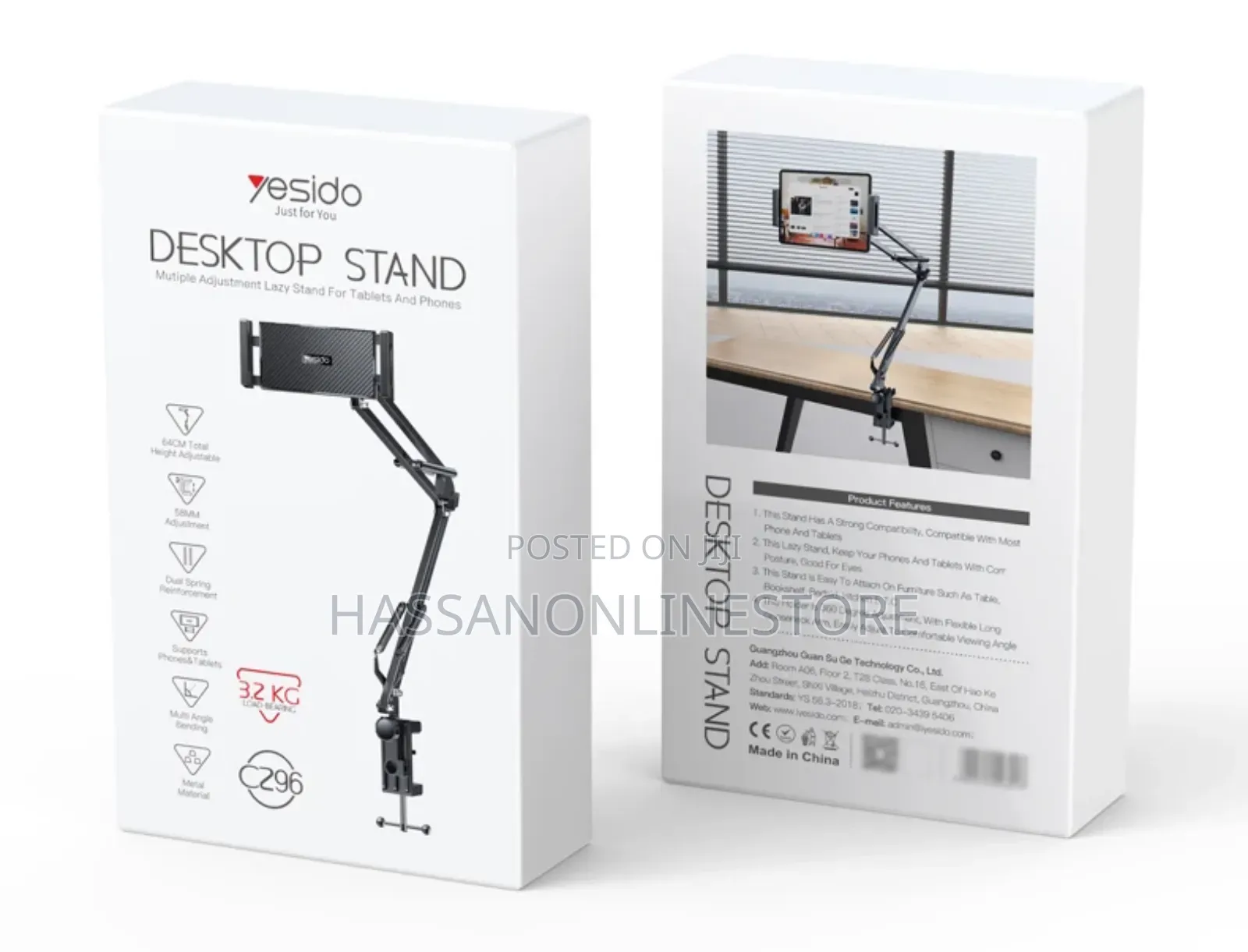 Yesido Desktop Tablet / Smartphone Stand C296