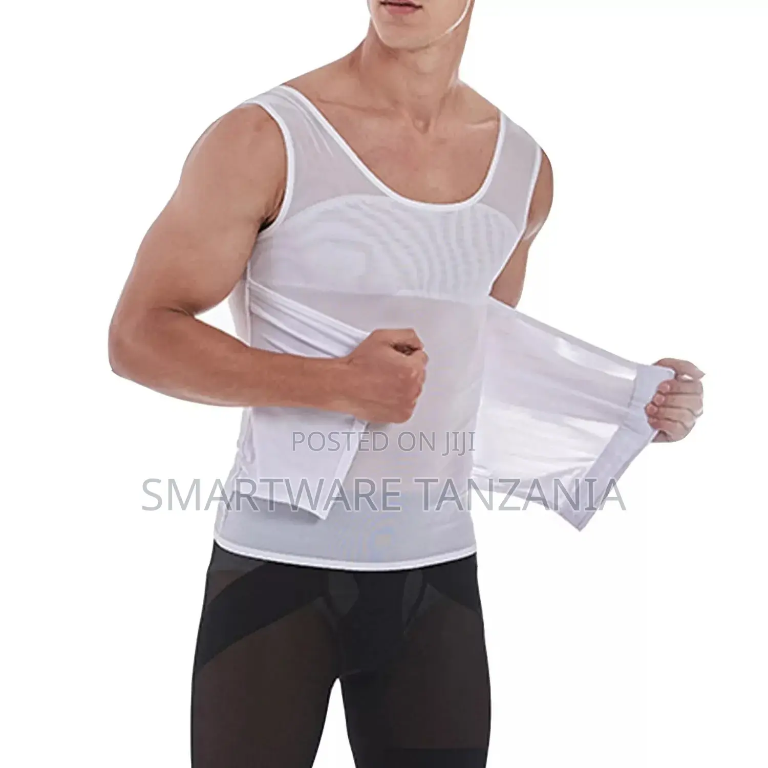 Men's Slimming Body Shaper 2 IN 1 Waist Trainer Tank Top
