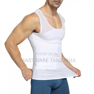 Men's Slimming Body Shaper Belly Chest T-shirt Tank Top