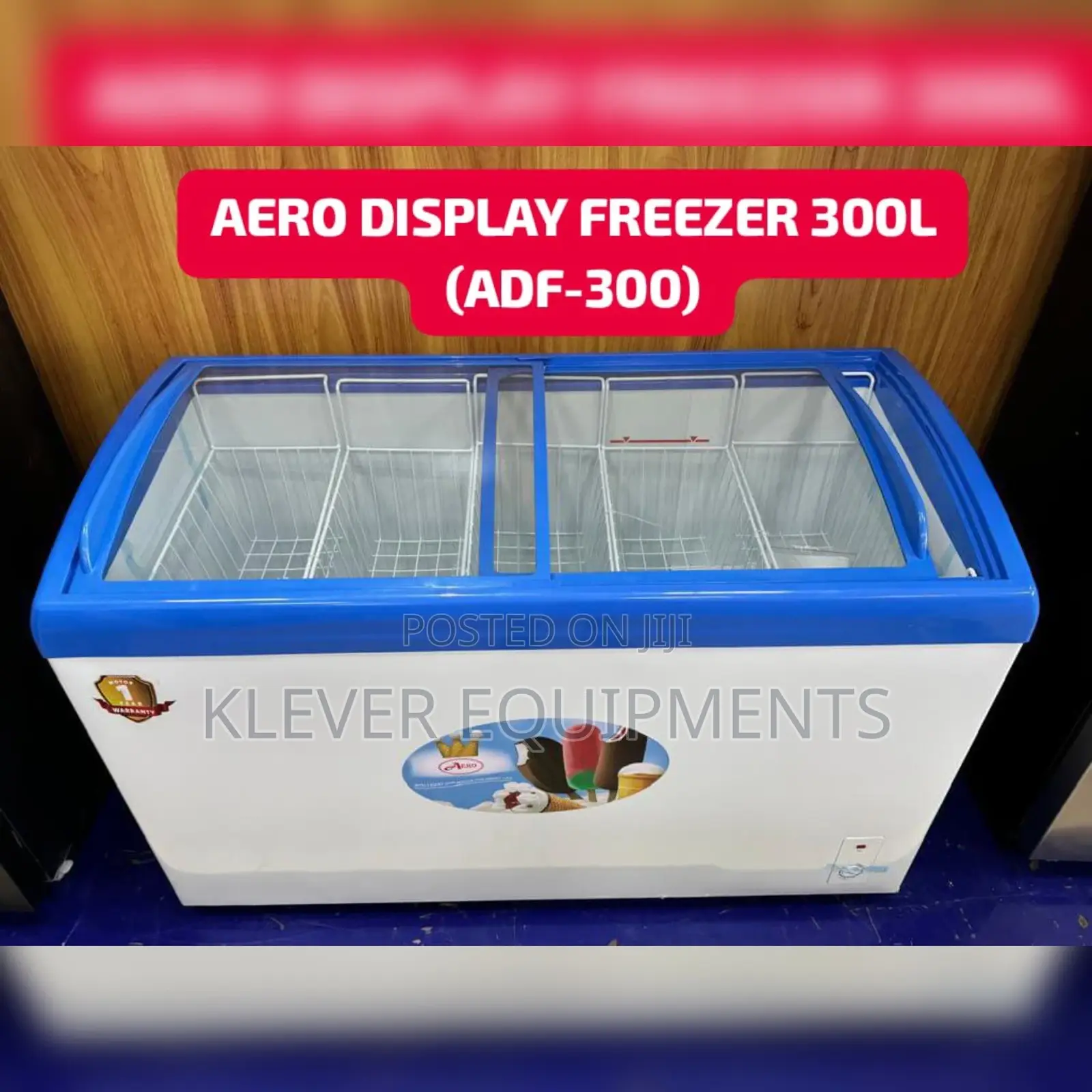 Aero Display Freezer 300litres