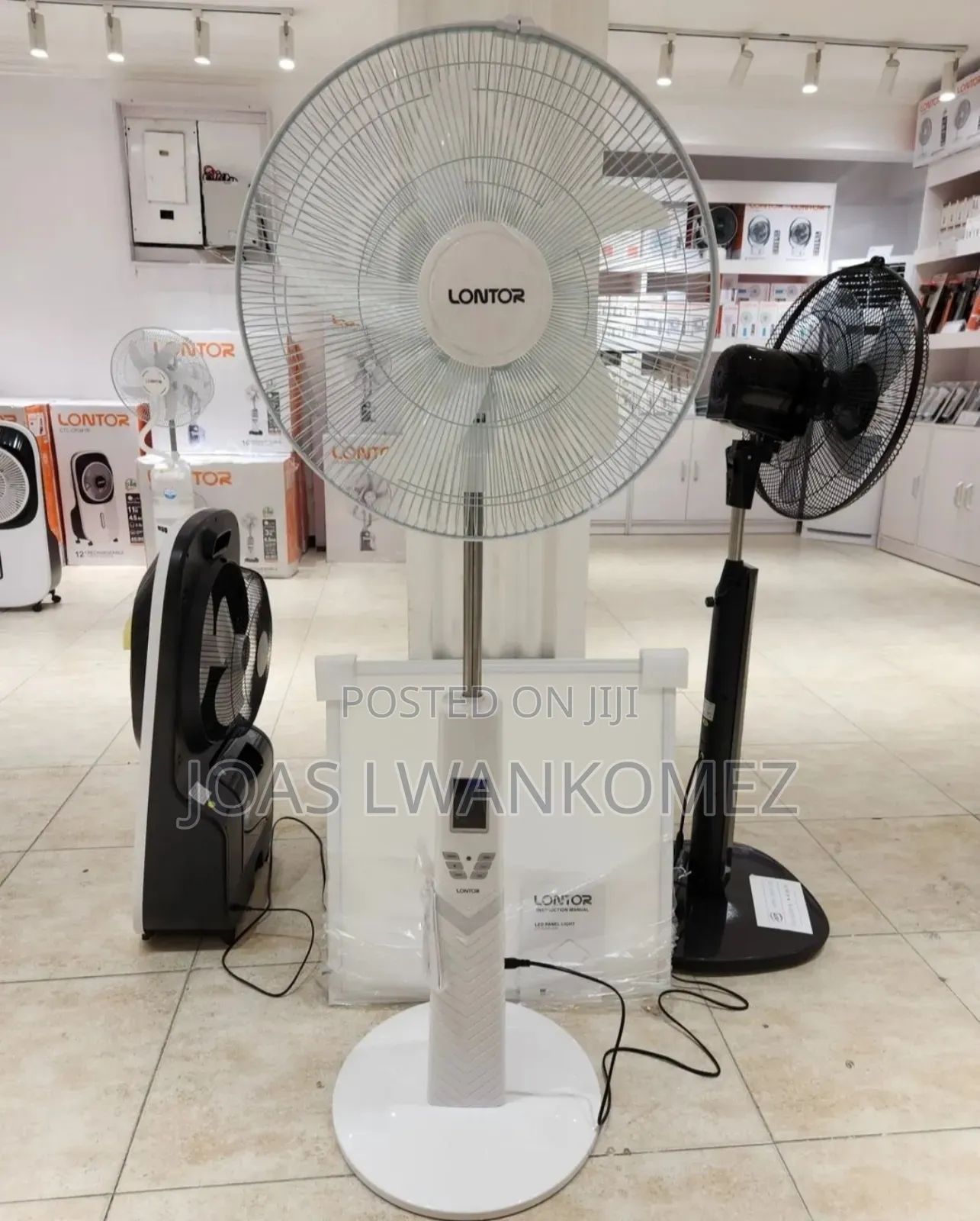Lontor Rechargeable Standing Fan(16 Inches).