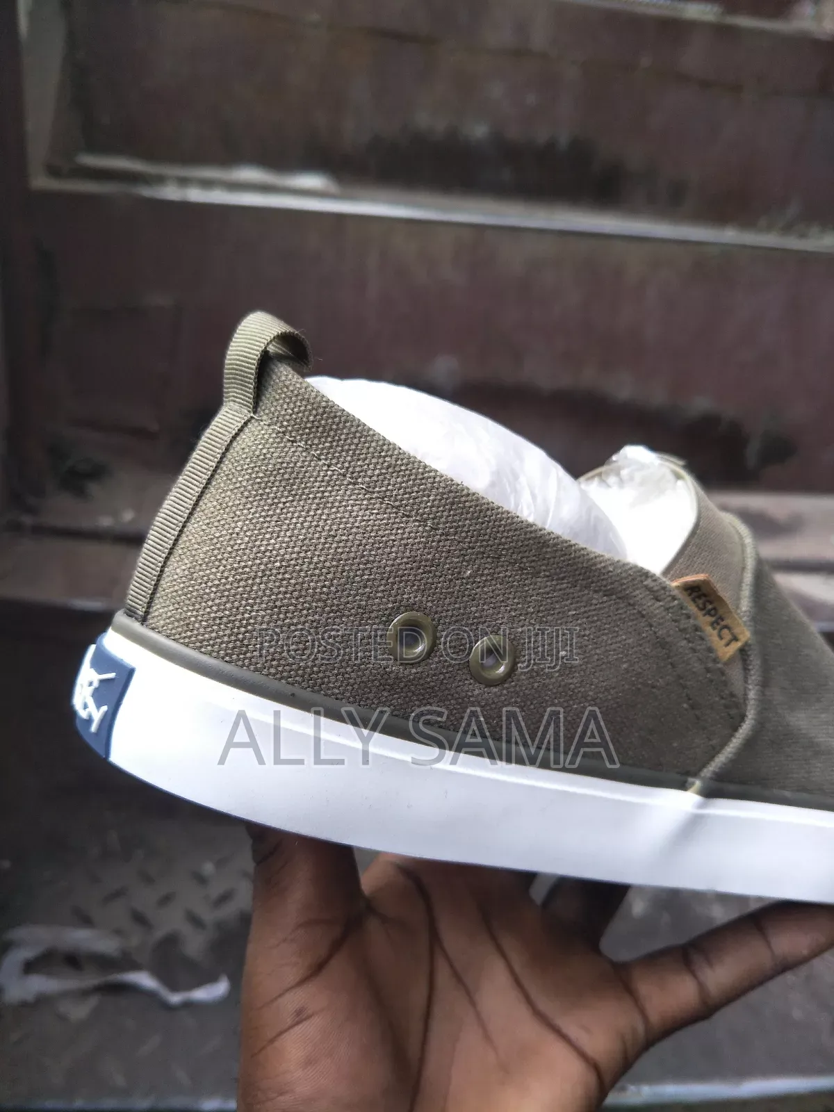 Mens Simple Respect Material Canvas