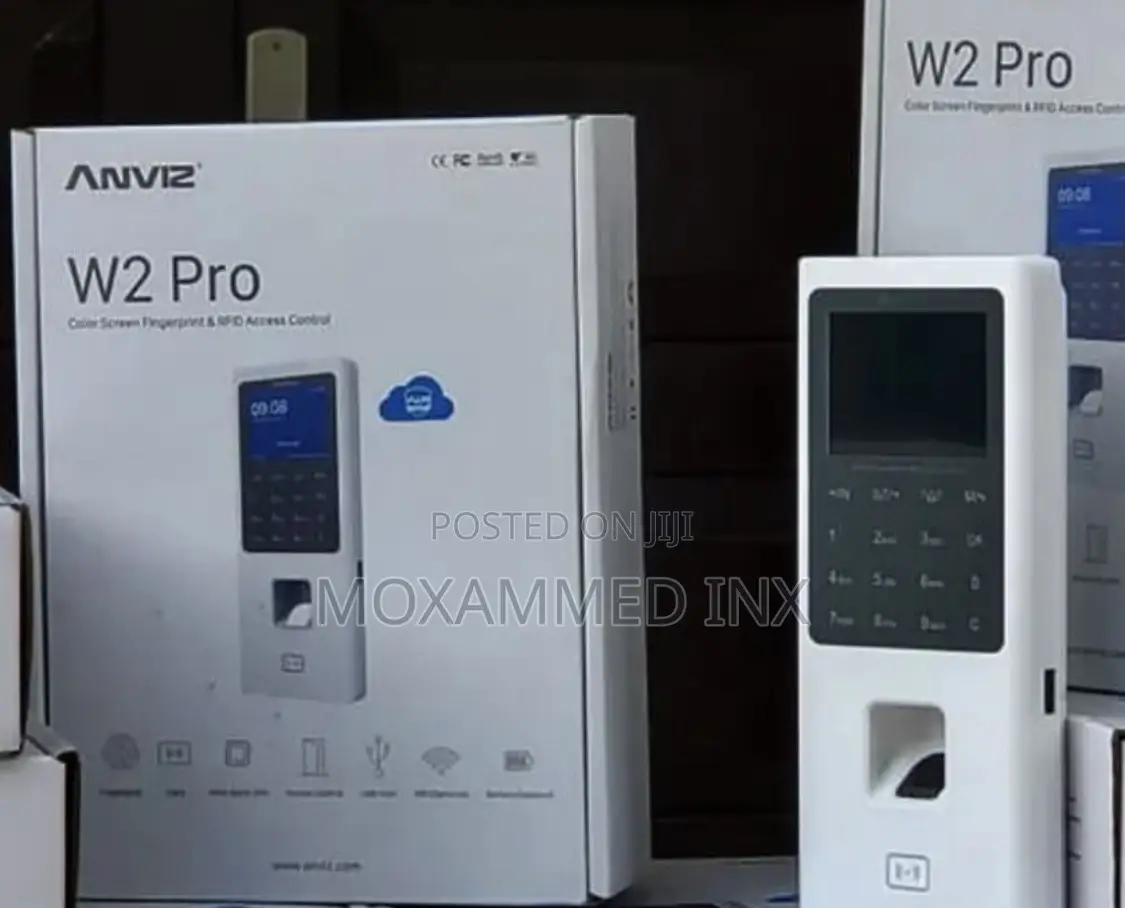 Anviz W2 Pro Color Screen Fingerprint And Rfid Access Con