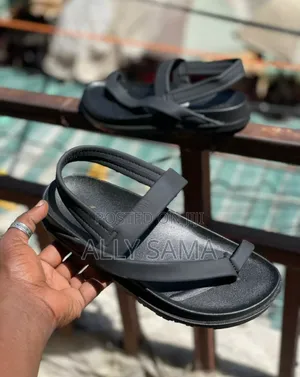 Open Shoes Black for Mens
