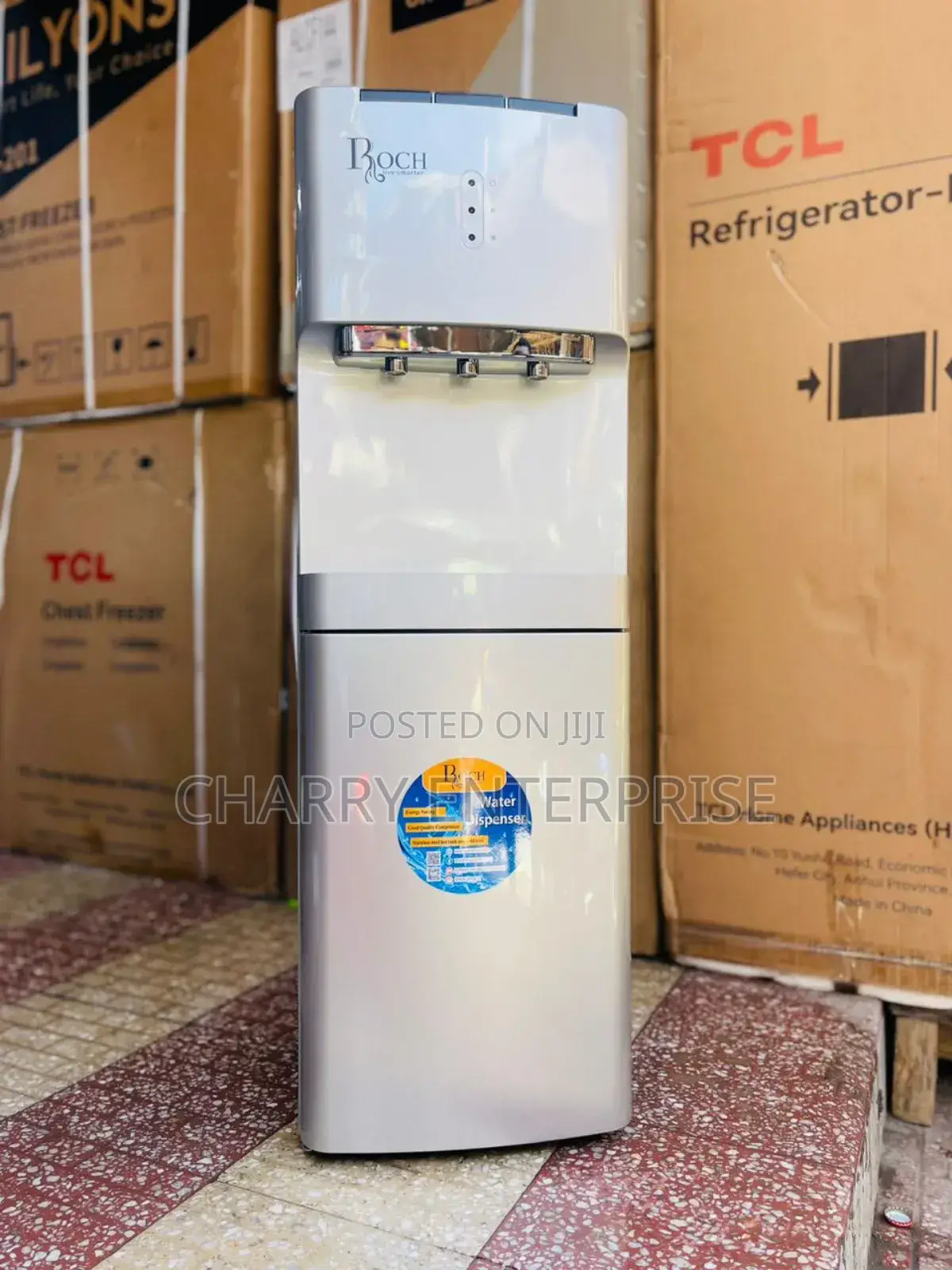 High Quality Roch Water Dispenser 
3 Taps With Fridge