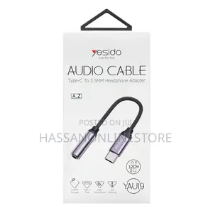 Yesido YAU19 Audio Cable Type-C to 3.5mm Headphone Adapter