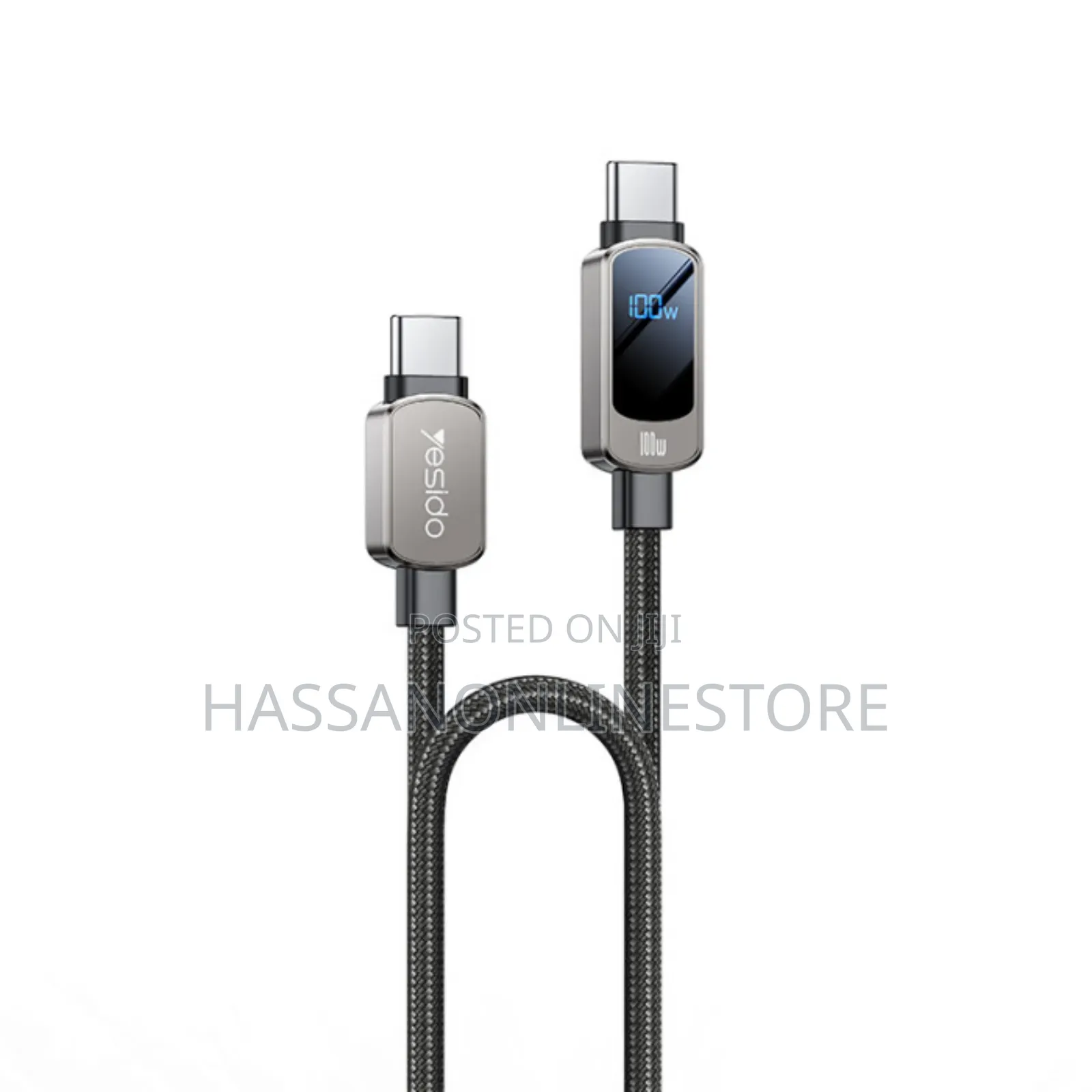 Yesido CA179 100W Type-C to Type-C Data Cable 1.2 Meter