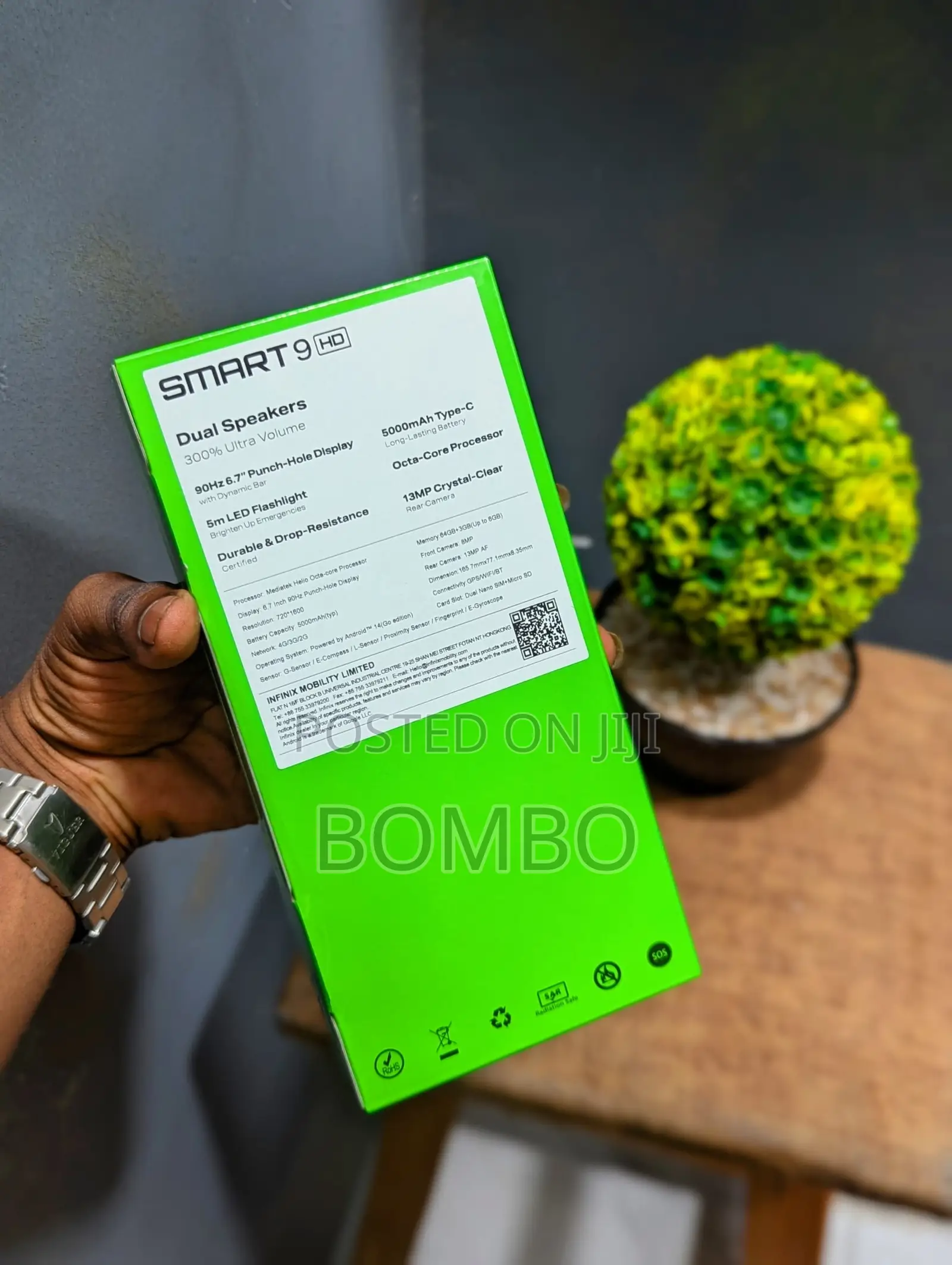 New Infinix Smart 9 64 GB Black