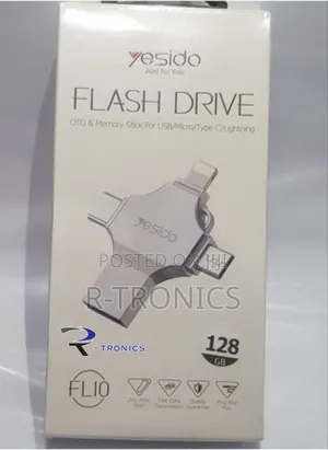 YESIDO Flash Memory YESIDO 128 GB Flash Drive Converter