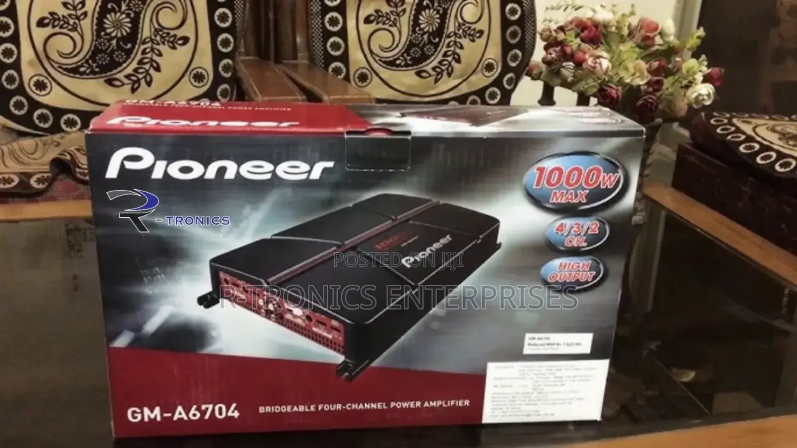 Pioneer Car Amplifier With 4 Bridgeable Channels 1000w Power