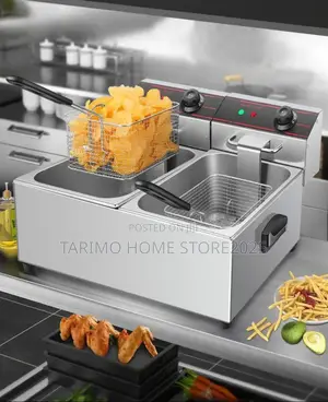 Commercial Deep Fryer Ya Double !! Lita 12