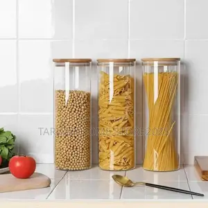 Spice Jars !! Storage Ni Kioo Set Inakuwa 3pcs