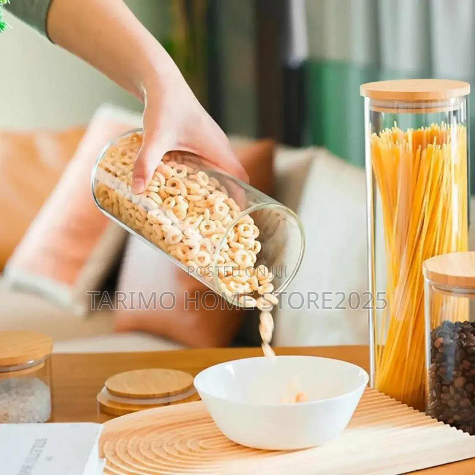 Spice Jars !! Storage Ni Kioo Set Inakuwa 3pcs