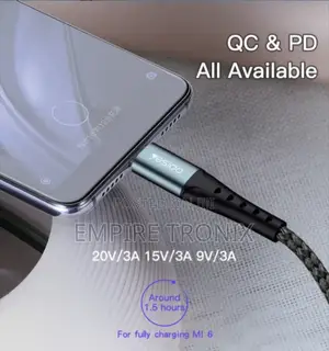 Yesido CA67 3A PD60W Type-C to Type-C Charging Cable – 2m