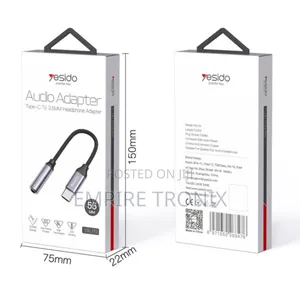 Yesido YAU19 USB Type-C to 3.5mm Aux Port Audio Cable