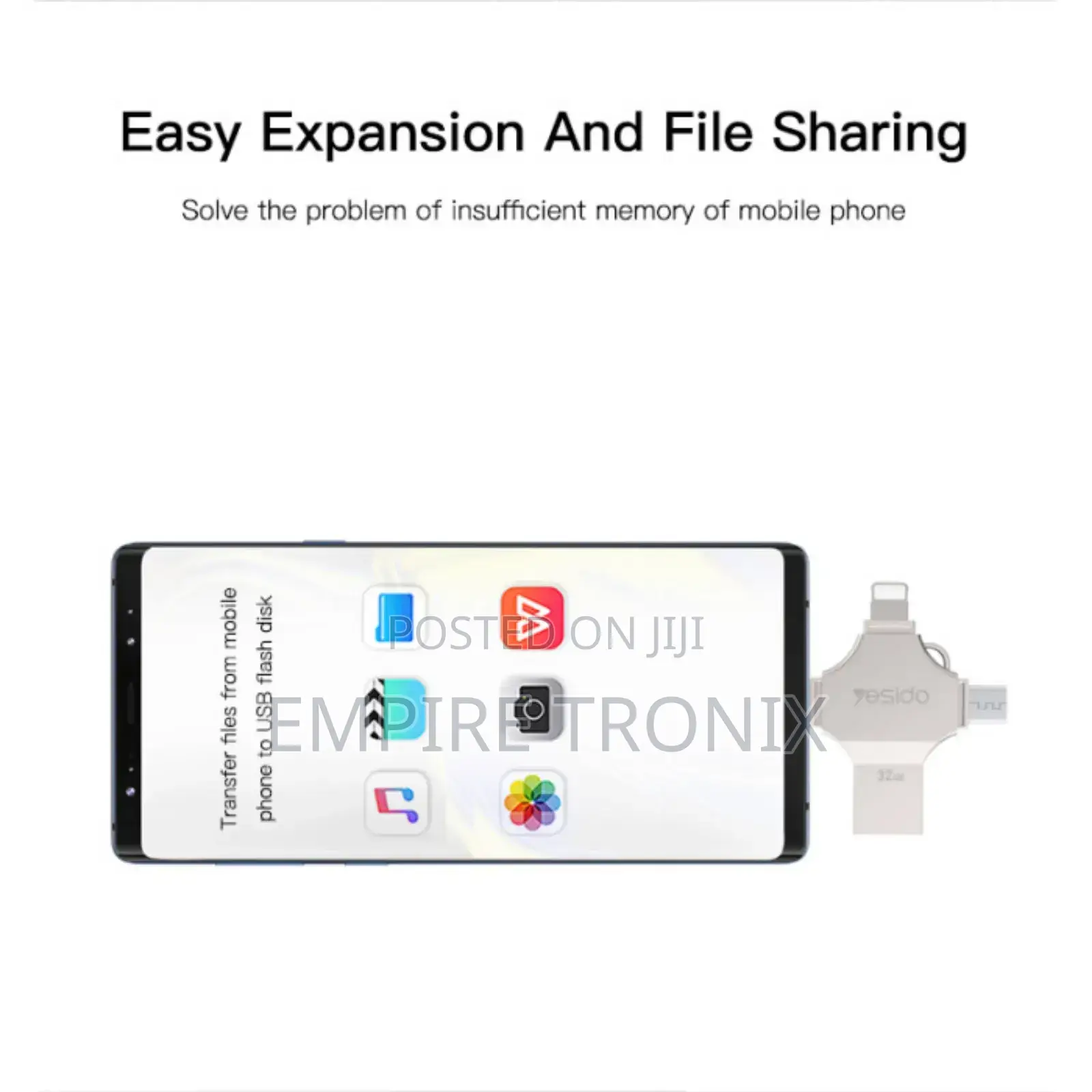 Yesido FL10 4 in 1 USB Micro Type-C for iPhone With USB