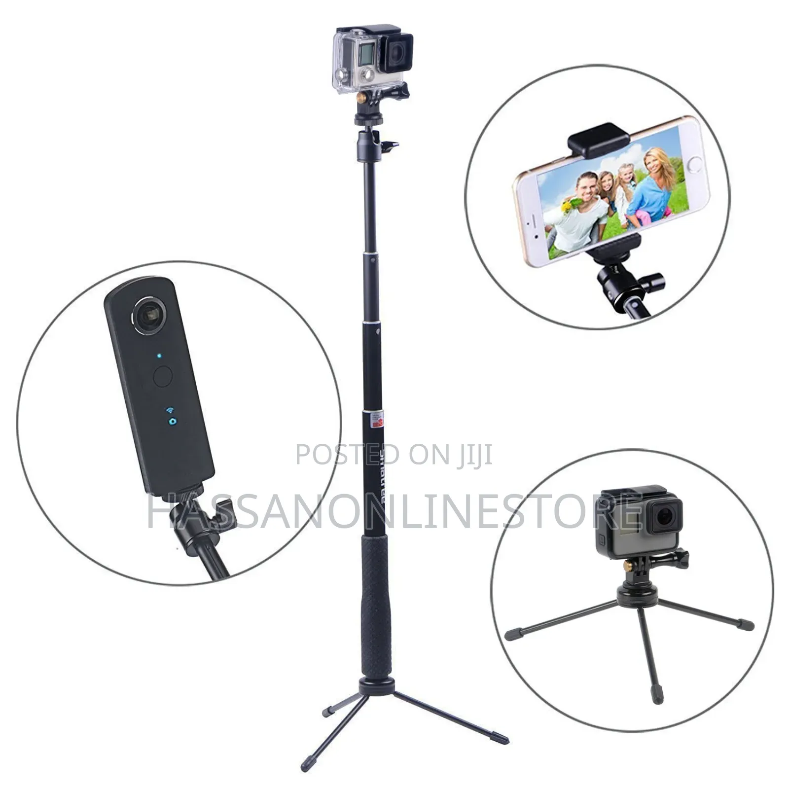 Smatree Q3 Telescoping Selfie Stick With Tripod Stand