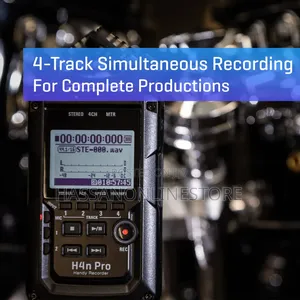 Zoom H4n Pro 4-Input / 4-Track Recorder Home Studio Kit