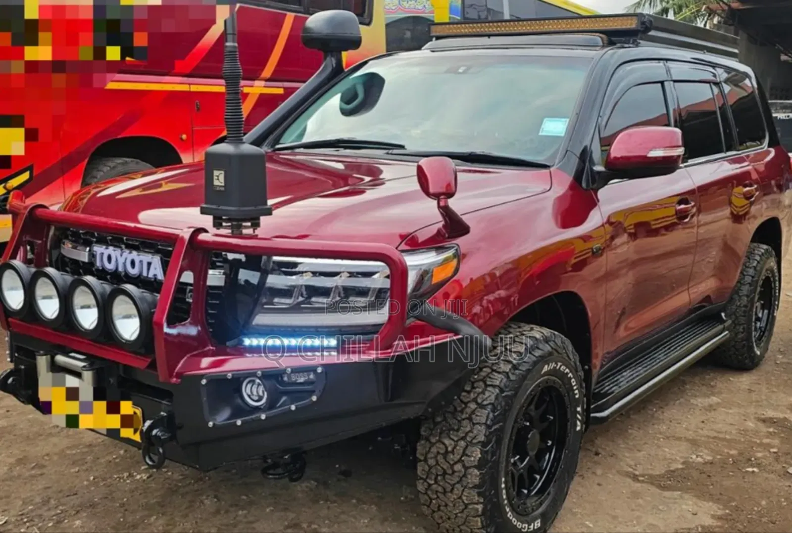 Toyota Land Cruiser 2015 Red