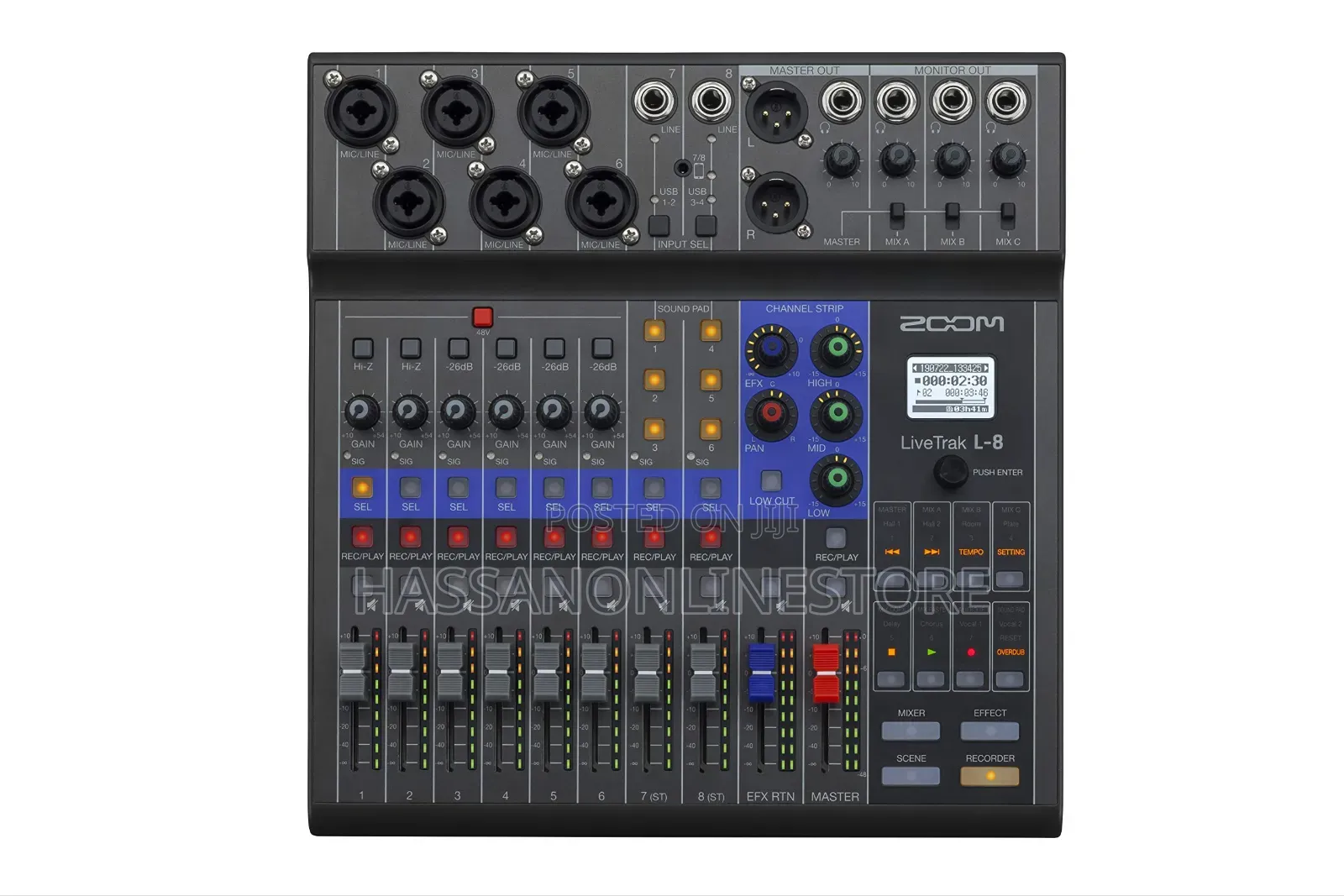 Zoom Livetrak L8 8 Track Mixer Recorder