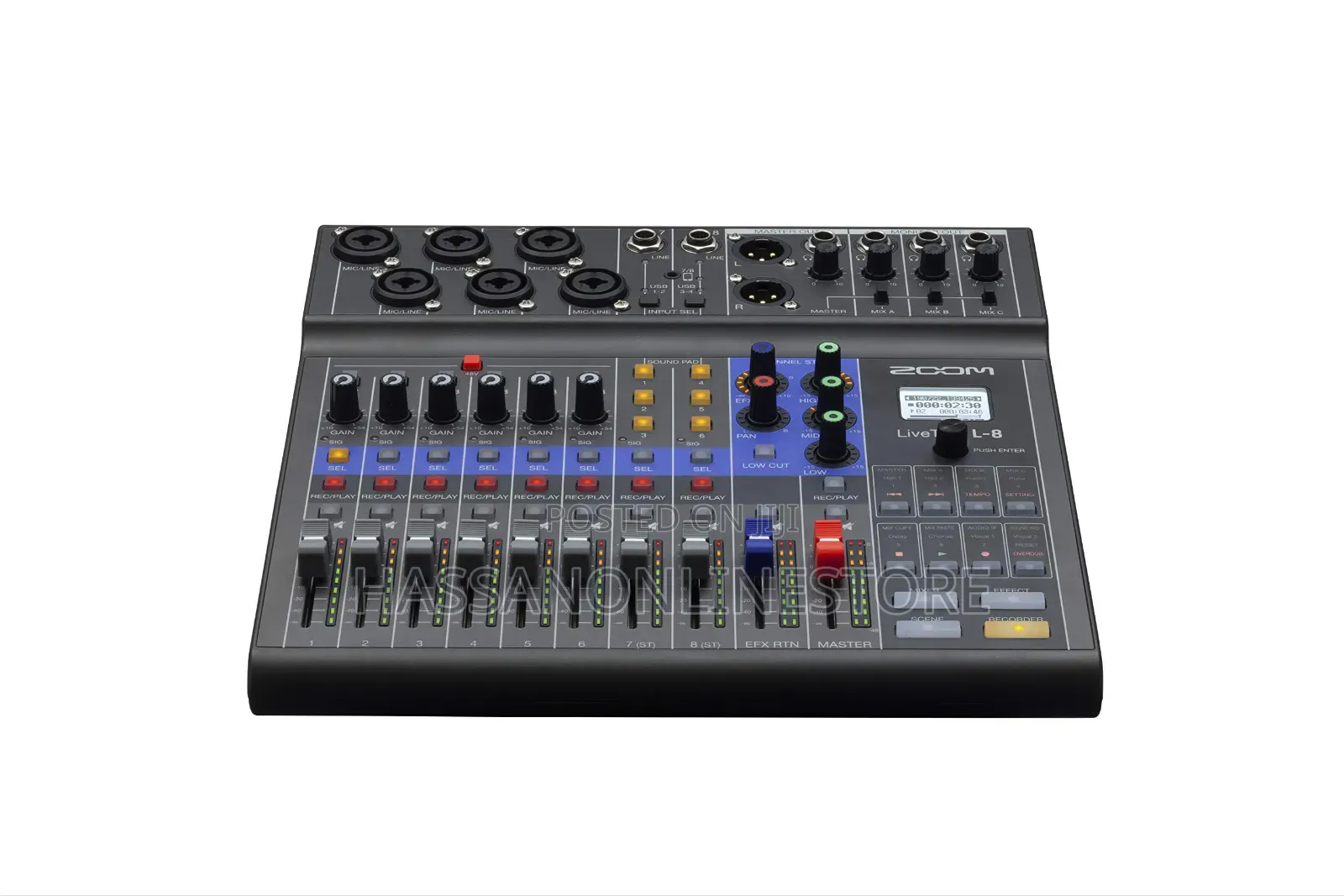 Zoom Livetrak L8 8 Track Mixer Recorder
