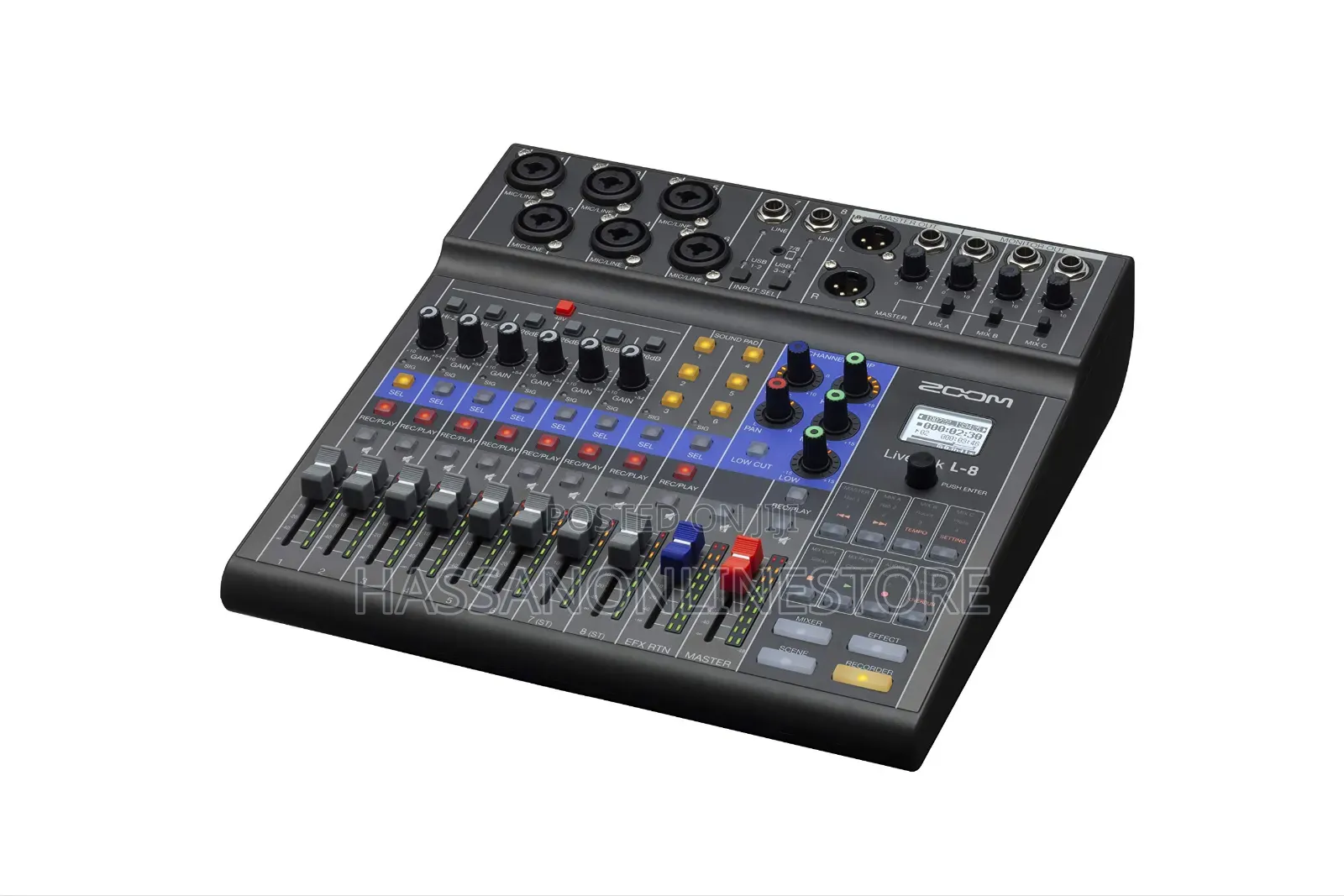 Zoom Livetrak L8 8 Track Mixer Recorder