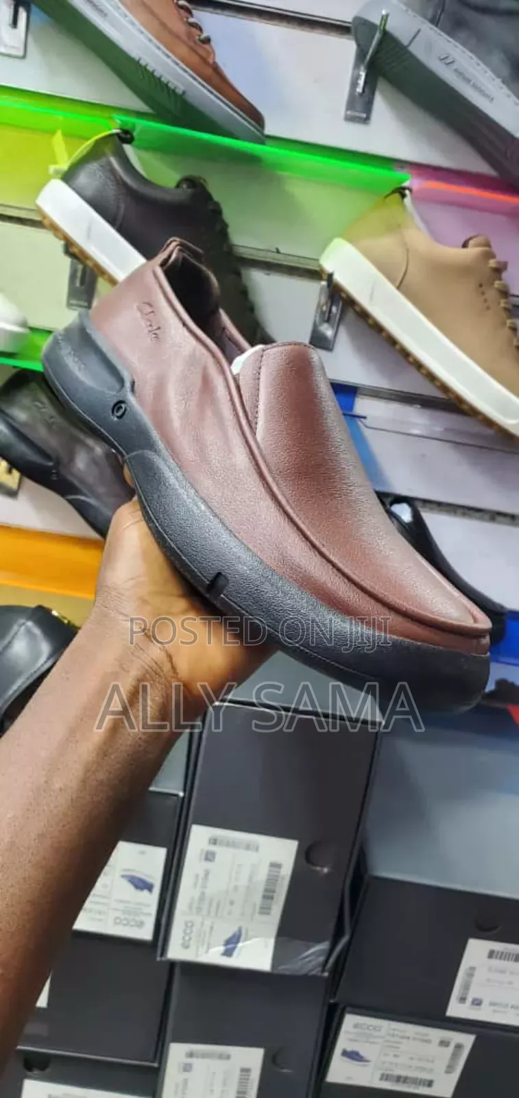 Mens Classic Loafers Clarks Brown