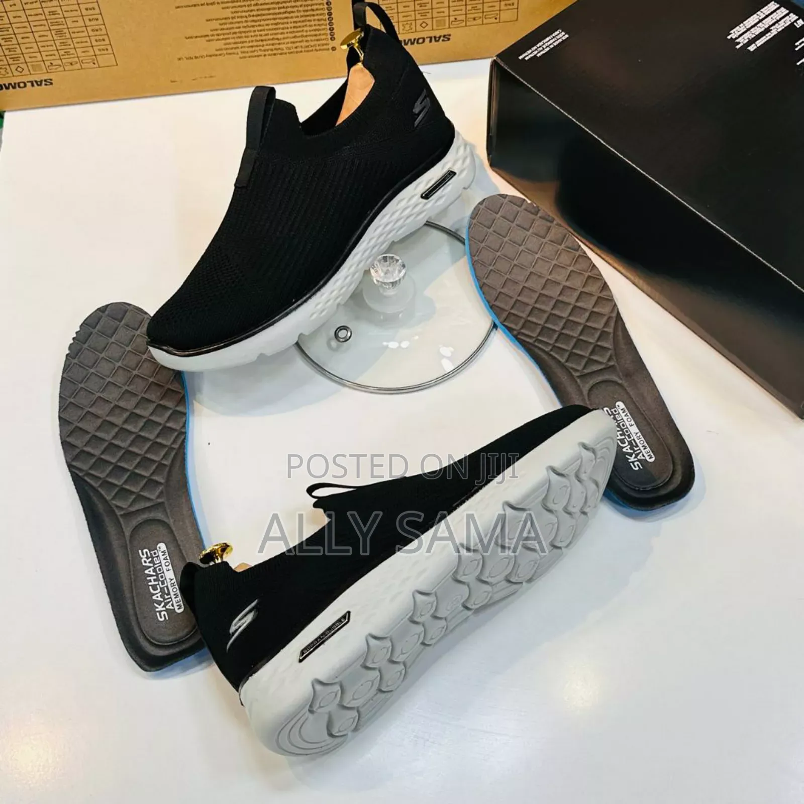 Mens Sneakers Skachars Black Quality