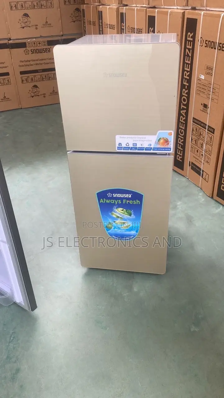 Snow Sea Refrigerator Milangi Miwili Ni Ya Kioo Liter 140