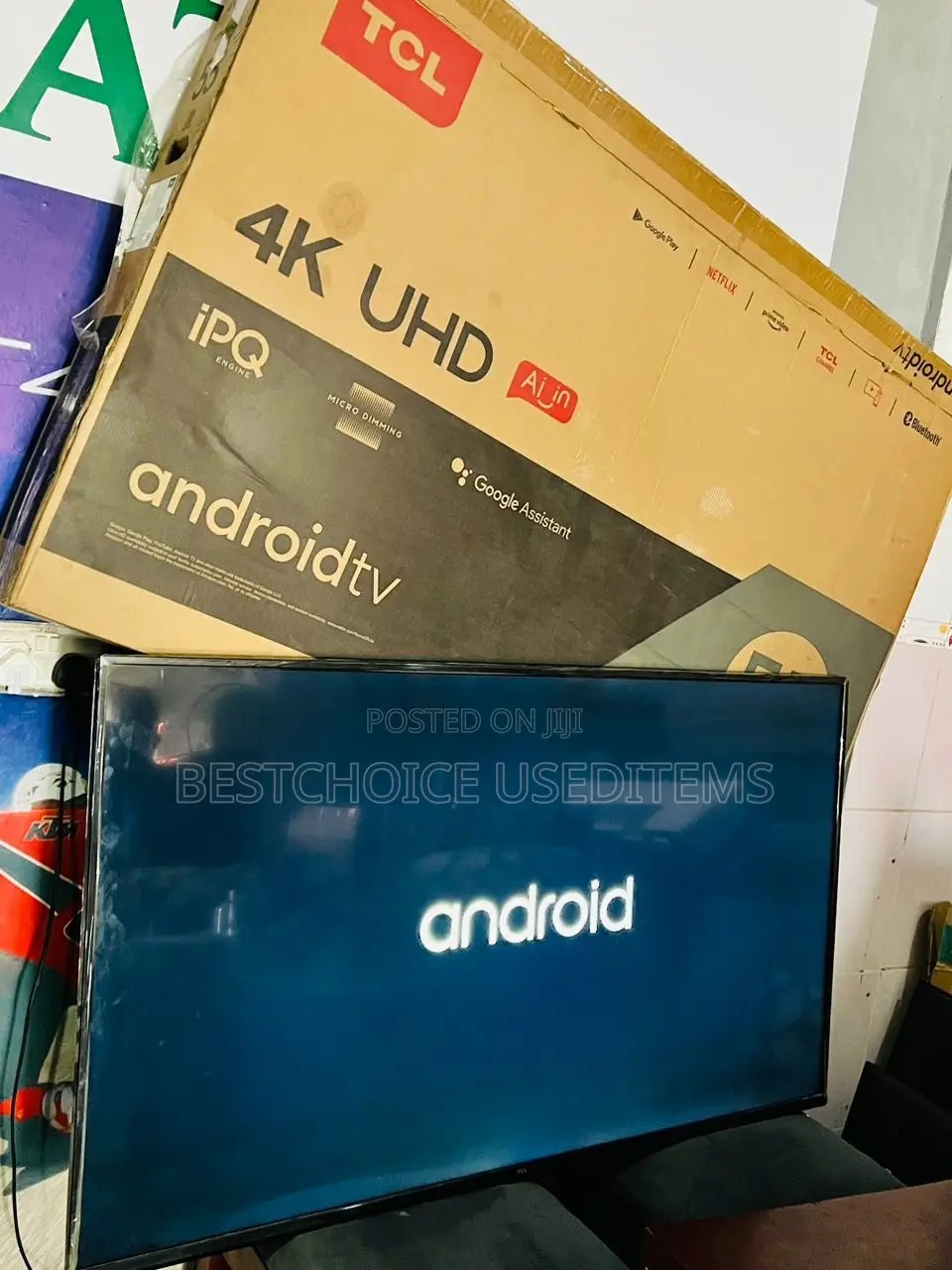 TCL Smart Android Tv 55 Fully Box Nipo Mabibo Hostel