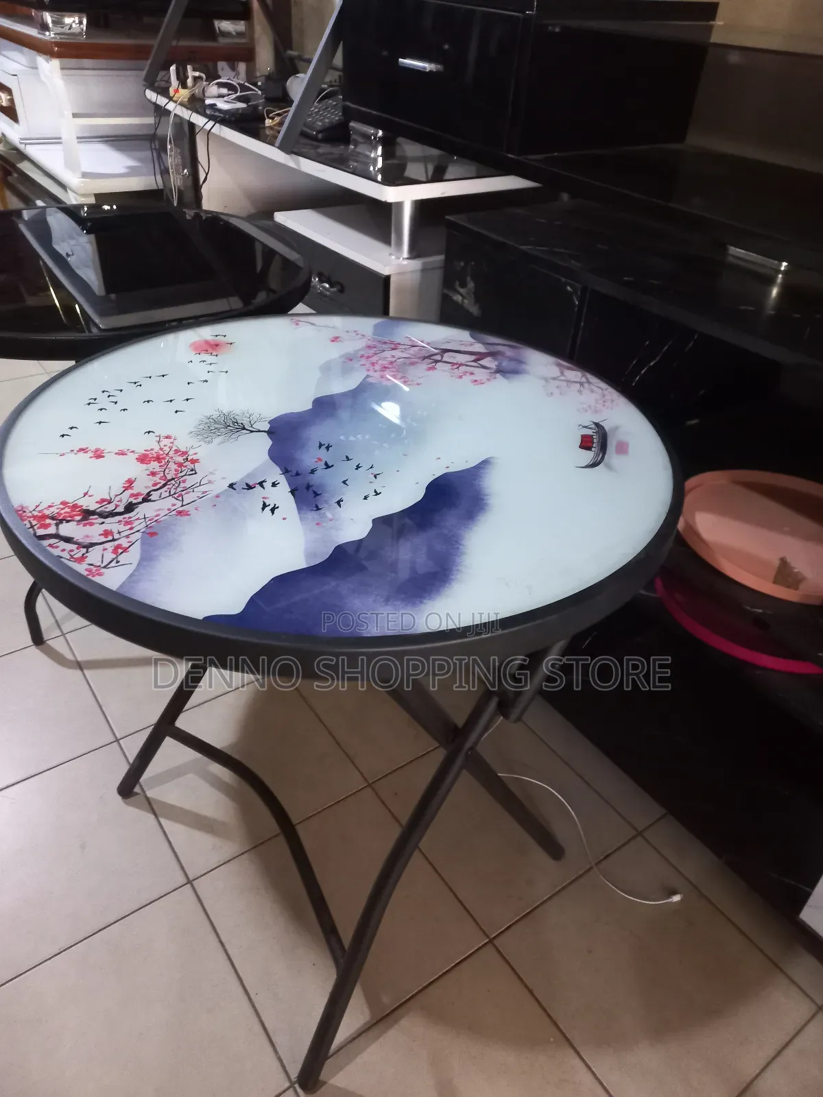 Round Garden Table Foldable(Meza Ya Garden)