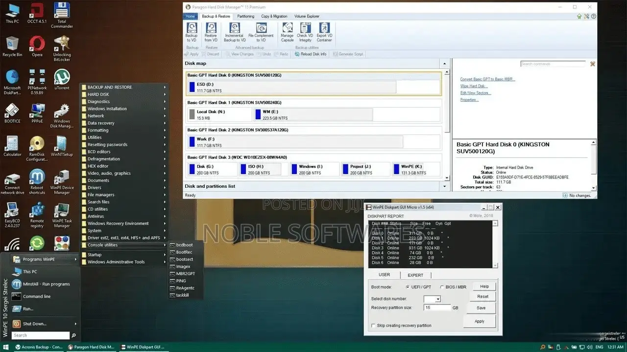 Winpe 11-10-8 Sergei Strelec 2026 ( Bootable Flash )