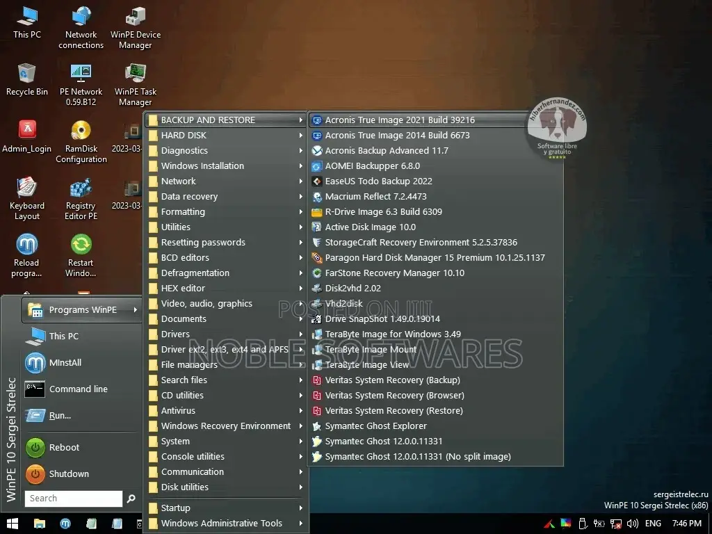 Winpe 11-10-8 Sergei Strelec 2026 ( Bootable Flash )