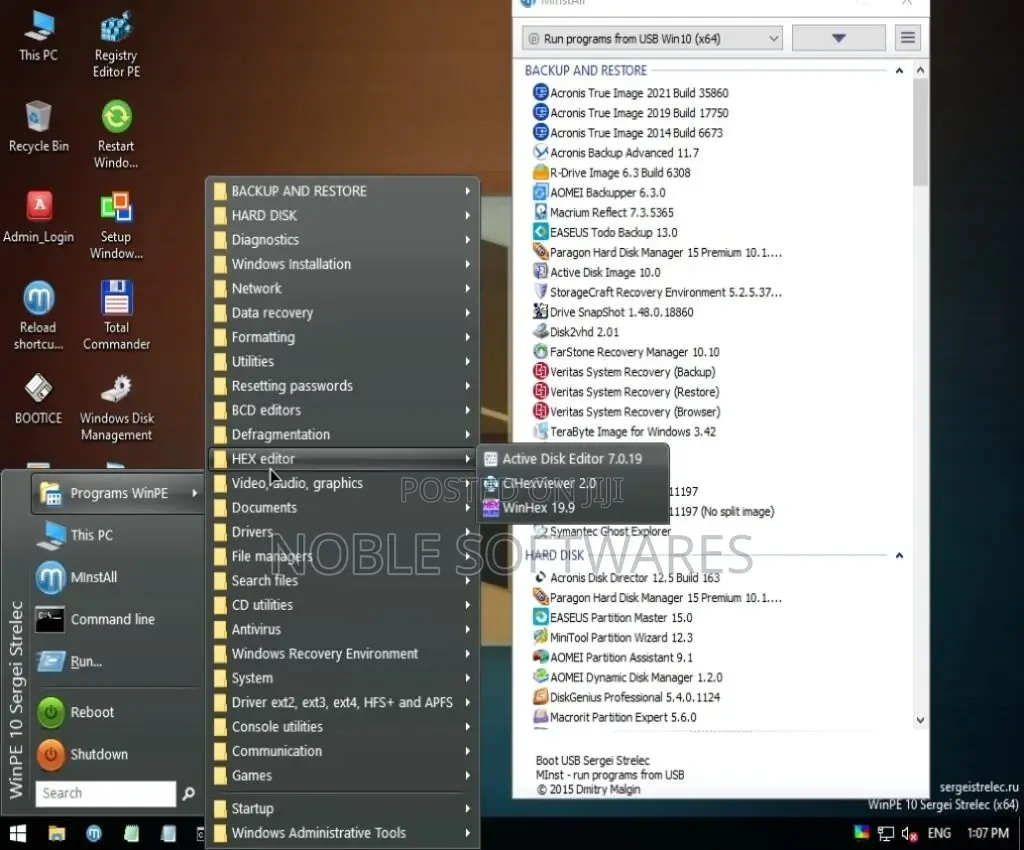 Winpe 11-10-8 Sergei Strelec 2026 ( Bootable Flash )