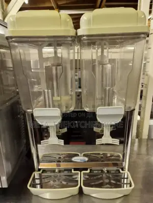 Commercial Juice Dispenser 2 Tanks 36l