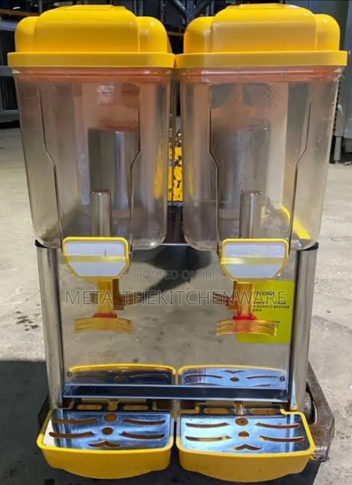 Commercial Juice Dispenser 2 Tanks 36l