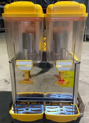 Commercial Juice Dispenser 2 Tanks 36l