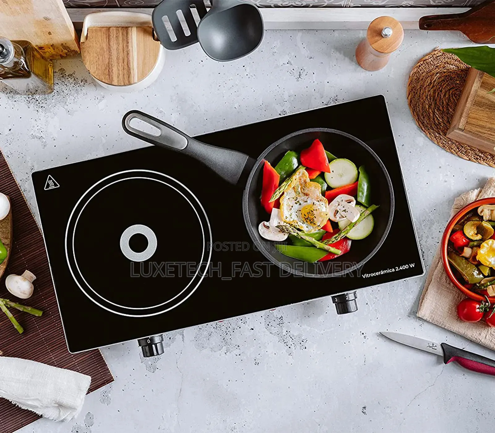 Sokany, Radiant Cooker Electric Stove Smart Cooking 2400W