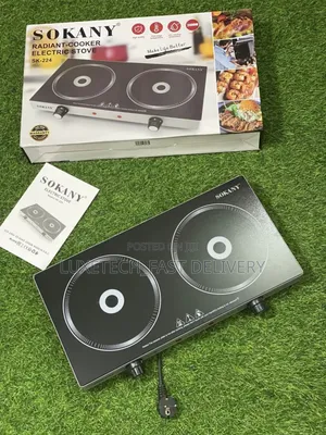Sokany Electric Ceramic Heater 2 Burner Cooker 2400w Sk-224