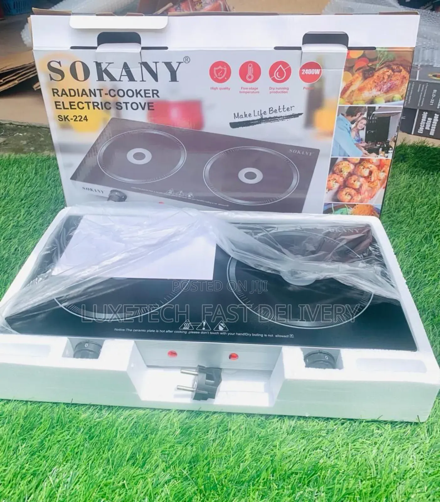 SOKANY 2400W Electric Infrared Cooker